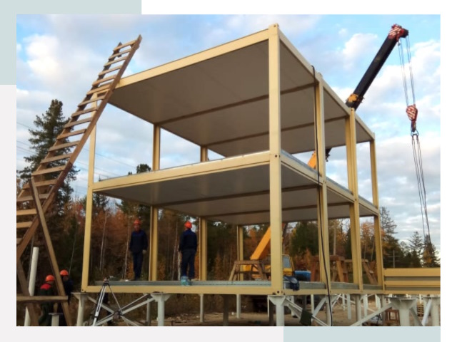 Строительство модульных здания Барабинск