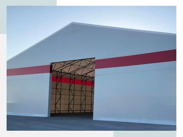 Быстровозводимые ангары в Барабинске