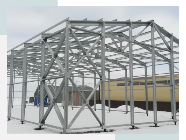 Каркасные ангары в Барабинске