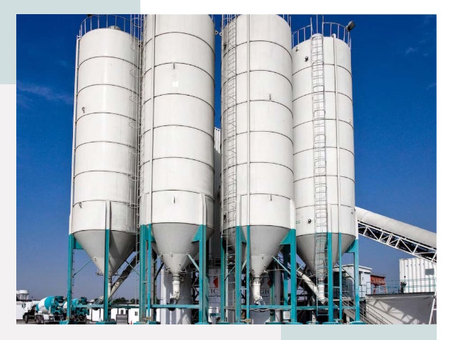 Строительство цементных силосов в Барабинске