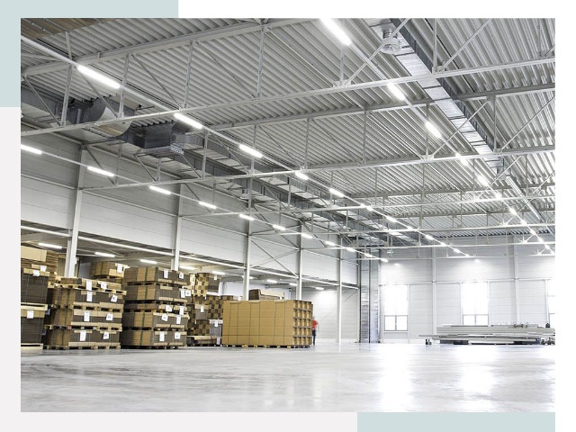 Освещение ангаров в Барабинске