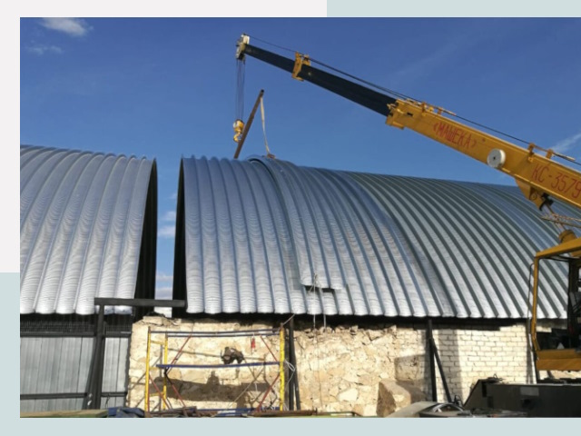 Реконструкция ангаров в Барабинске от 609 руб.