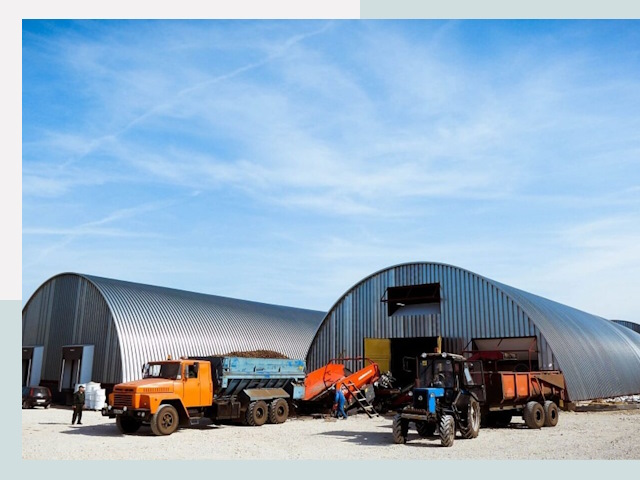 Ангары для спецтехники в Барабинске